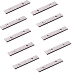2.38"(60mm) Paint Scraper Carbide Blades Double-Edged Reversible Replacement Blade 2-3/8"(60X12X1.5mm) Fits Most equivalent General purpose Hand-Held Scrapers,10pcs By LU&MN