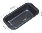 Nonstick Loaf Pan,8.5 x 4.5 Inch Carbon Steel Toast Pan for Baking Bread with Oven, Gray set of 2