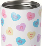 Simple Modern Valentine's Day Trek Pivot | 30oz Flip Straw Tumbler with Handle | Gifts for Her | Water Bottle & Boot | Interchangeable Straw & Chug Lids | Stainless Steel Jug | Word Hearts