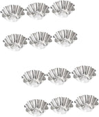 Unomor Pcs Stainless Steel Sauce Dish Egg Tart Tins Egg Tart Shell Baking Pan Puto Molder Filipino Baking Supplies Dish Mini Paper Cups Mold Cake Portuguese s