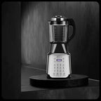 Glass Blenders for Kitchen 59oz, Stainless Steels Professional Blenders 1200W, Countertop Blender Glass Jar Food Processor Combo, 14 Preset Programs+9 Speeds, Soups, Nut Milk, Hot & Cold Blending