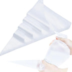 XXXL 25 Inch Extra Large Piping Bags,100 Pack Disposable Pastry Bags,Thick Anti-Burst Icing Piping Pastry Bags For Frosting Decorating Cake Cupcake Cookie (XXXL Large 25 Inch-100 Pack)