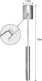 Corn Peeler for Corn on The Cob Stripper Tool, 2025 New Long Handle Stainless Steel Corn Stripper Tool, Quick Corn Kernel Remover Tools for Kitchen Use (2PC)