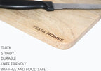 Vesta Homes Wooden Cutting/Chopping/Serving Board, Platter for Vegetables, Cheese and Charcuterie | Mango Wood | 11 * 8 Inches | Handcrafted in India