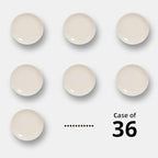 Stoneware Coupe Commercial Grade Dinnerware, Ivory, Plate 7.25", Case of 36