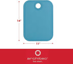Architec Original Non-Slip Gripper Cutting Board, 5" x 7", Turquoise