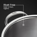 Fissler M5 Pro-Ply 5-ply Stainless Steel Sauté Pan with Metal Lid, 5 Quart