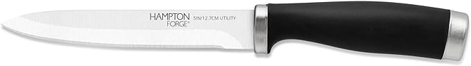 Hampton Forge Epicure–5" SerratedUtility Knife–Black