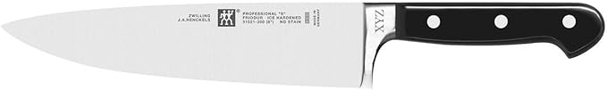 ZWILLING J.A. Henckels Twin Pro S 8-inch High Carbon Stainless-Steel Chef's Knife with Custom Engraving