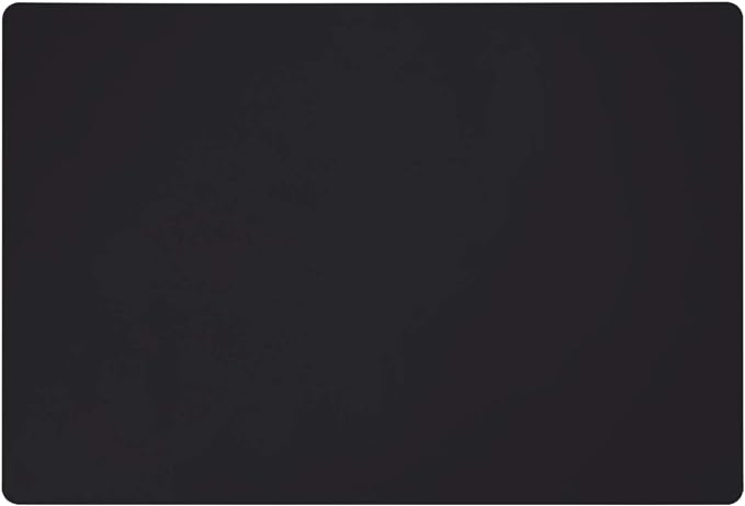 Gartful Silicone Mats for Kitchen Counter, Large Silicone Countertop Protector 25" by 17", Nonskid Heat Resistant Desk Saver Pad, Multipurpose Mat, Placemat, Black
