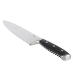 Oster Ginley 3 Piece High Carbon Stainless Steel Cutlery Set w/ABS Triple Riveted Forged Handle (Chef, Utility, Pairing Knife)