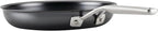 KitchenAid NITRO Carbon Steel Frying Pan/Skillet, Stainless Steel Handle, Compatible with All Cooktops, 10 Inch Open Fry Pan - Black