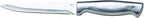 Oster Baldwyn 14 Piece Stainless Steel Cutting Kitchen Knife Cutlery Set with Swivel Block Holder and Knife Sharpener, Brushed Satin