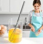FLYINGSEA Whisk,Mini whisk,Small whisk,Cooking and Kitchen Gadget 1 Pcs.