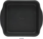 Oster Teston 8" Square Nonstick Carbon Steel Cake/Bake Pan - Matte Black