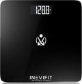 INEVIFIT Bathroom Scale, Highly Accurate Digital Bathroom Body Scale, Measures Weight up to 400 lbs. Includes Batteries