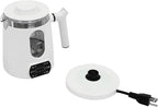 Electric Kettle,Temperature Control Glass Tea Maker LCD Display,Water Boiler & Heater With 360° Swivel Base and 6 Different Kinds of Functions For Coffee,Tea,Milk,Water,Hot Chocolate (White)
