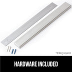 GORILLA GRIP Stainless Steel Magnetic Knife Holder for Wall, Multi-Purpose Magnet Bar for Knives, Tools, Art Supplies, Heavy Duty Strip Holds Up to 6 lbs, Kitchen Organizer, Drilling Required, 10 Inch