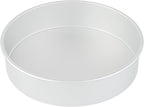 Restaurantware-Met Lux 12 x 3 Inch Straight-Sided Baking Tin, 1 Round Cake Pan - Oven-Ready, Freezable, Anodized Aluminum Round Baking Pan, Greaseproof, For Layer Birthday Cake