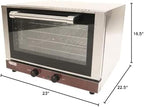 Kratos Commercial Oven, Half Size Electric Countertop Convection Oven, Holds Four Half Size Sheet Pans, 120V (29M-002)
