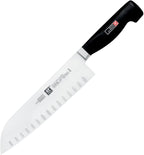 ZWILLING Four Star 7-inch Hollow Edge Santoku Knife