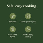 Slow Cooker Liners, Disposable Oval Large Size 13" x 21", 12 Count, Fits 3-8 Quart Pot Cooking Bags for Easy Cleanup, Food Safe & Leak-Proof