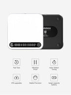 Coffee Scale with Timer and Flow Rate Tracking, 0.1g Precision, 2kg Capacity, Rechargeable, Smart App Compatible, Ideal for Espresso and Pour Over Brewing