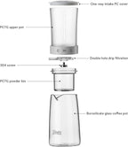 Cold Brew Coffee Maker 450ml-Bincoo High Borosilicate Glass Ice Drip Coffee Brewer,Adjustable Dual-Outlet Drip Speed, Constant Pressure Brewing