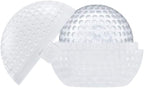 2 Pcs Silicone Golf Ball Ice Mold - 2.5” Ice Ball Maker Mold Ideal for Cocktails, Bourbon, Brandy - Perfect Ice Ball Mold Golf Gifts For Men