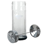 ForPro Multi-Cide Tall Glass Jar, for All Hairstyling Tools Including Brushes, Combs & Shears, 37 oz (Pack of 12)