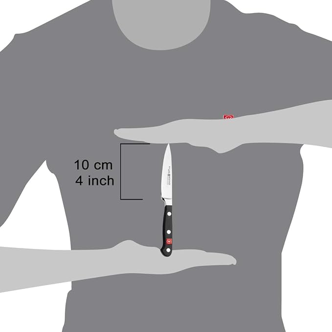 WÜSTHOF Classic 4" Paring Knife, Black