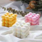 DIY 3D Candle Mold Handmade Aromatherapy Soy Wax Candle Silicone Mold Plaster Candles Mould UV Epoxy Resin Soap Molds (6 Cavity)
