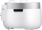 CUCKOO Twin Pressure Rice Cooker 10-Cup Uncooked / 20-Cup Cooked with Induction Heating Technology, 20 Menu Modes with Voice Guide, Large Rice Maker Multi-Cooker & Pressure Cooker (CRP-LHTR1009FW)