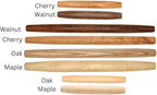 Handmade French Rolling Pin Set: 12 & 20 Wooden Rolling Pins for Baking, Dough, Pizza, Chapati, and Tortilla. Crafted in Kentucky. (Maple, Set (12 Inch & 20 Inch))