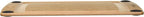 Epicurean All-In-One Cutting Board with Non-Slip Feet and Juice Groove, 11.5" × 9", Natural/Black