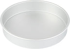 Restaurantware-Met Lux 10 x 2 Inch Straight-Sided Baking Tin, 1 Round Cake Pan - Oven-Ready, Freezable, Anodized Aluminum Round Baking Pan, Greaseproof, For Layer Birthday Cake