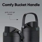 Owala FreeSip Sway - Stainless Steel - 40-oz. - Black (Very, Very Dark)