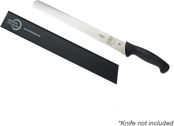 Mercer Culinary M33119P Knife Guard, 14 x 2 inch, Black