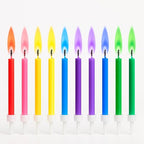 by Tugba Aydan - 24 Count Birthday Cake Candles Happy Birthday Candles Colorful Candles Holders Included