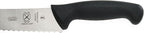 Mercer Culinary M23213 Millenia Black Handle, 12-Inch Wavy Edge, Brisket Knife