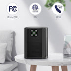 2 Pack Air Purifiers For Home Bedroom, Honeyuan H13 HEPA Air purifier with 360°Air Intake, Coverage up to 650ft², 3 Fan Speeds, Low to 24dB