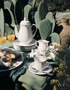 Villeroy & Boch Manoir Bread and Butter Plate, Premium Porcelain, Made in Germany, 6.75 in, White