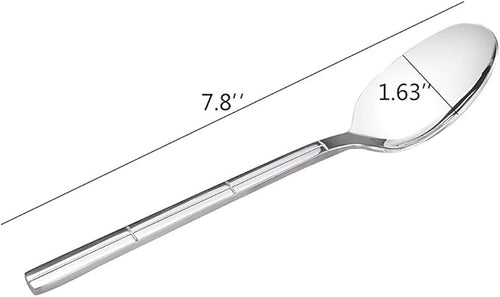 12-Piece Stainless Steel Dinner Spoons Table Spoons, 7.83-Inch