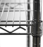 Shelving Inc. 14" d x 42" w Chrome Wire Shelving with 2 Tier Shelves, Weight Capacity 800lbs Per Shelf