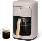 Beautiful 14-Cup Programmable Coffee Maker with Touch-Activated Display – Brew Hot Coffee Fast, Keep Warm & Auto-Pause (Porcini Taupe)