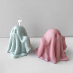 Halloween Molds Ghost Resin Mold - Resin Casting Silicone Molds for Home Decor & Candle Making Wave Spiral Mold