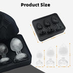 Adult Ice Cube Mold, Novelty Ices Cube mold Fun Shapes with Lid, Ice Maker for Whiskey,Cocktails,Party（Black）