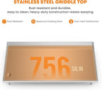 Stanbroil Griddle Top for Weber 36" Gas Griddle 1501006 44310401, Stainless Steel