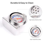 Stainless Steel Oven Thermometer for Electric/Gas Oven, Kitchen Cooking Grill Smoker Thermometer(50-300°C/100-600°F) (2)