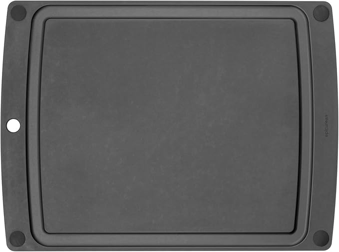 Epicurean 505-201502003 All-In- All-In-One Cutting Board with Non-Slip Feet, 19.5" x 14.5", Slate/Black